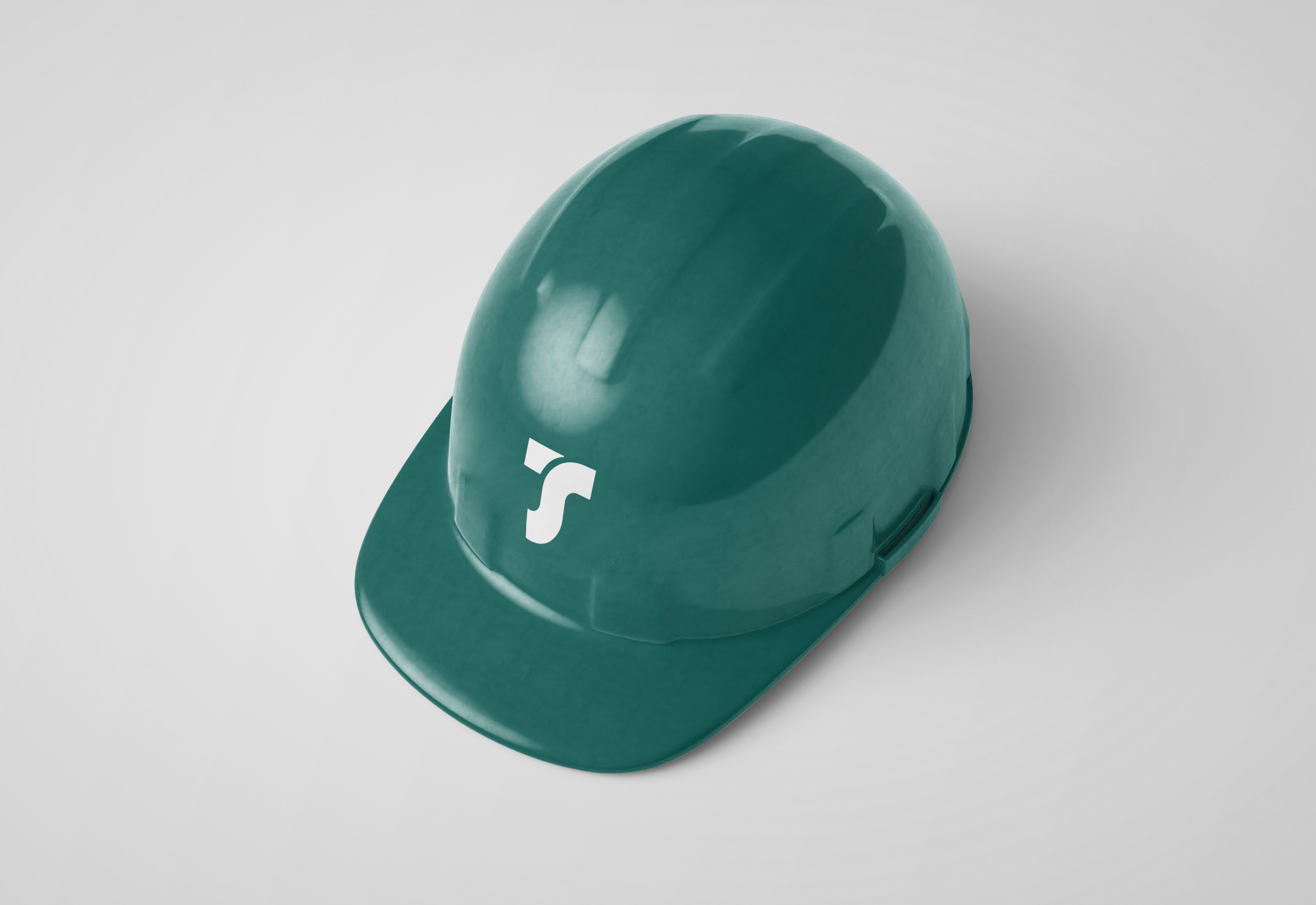 2bFree Construction Cap Logo Mockup PSD